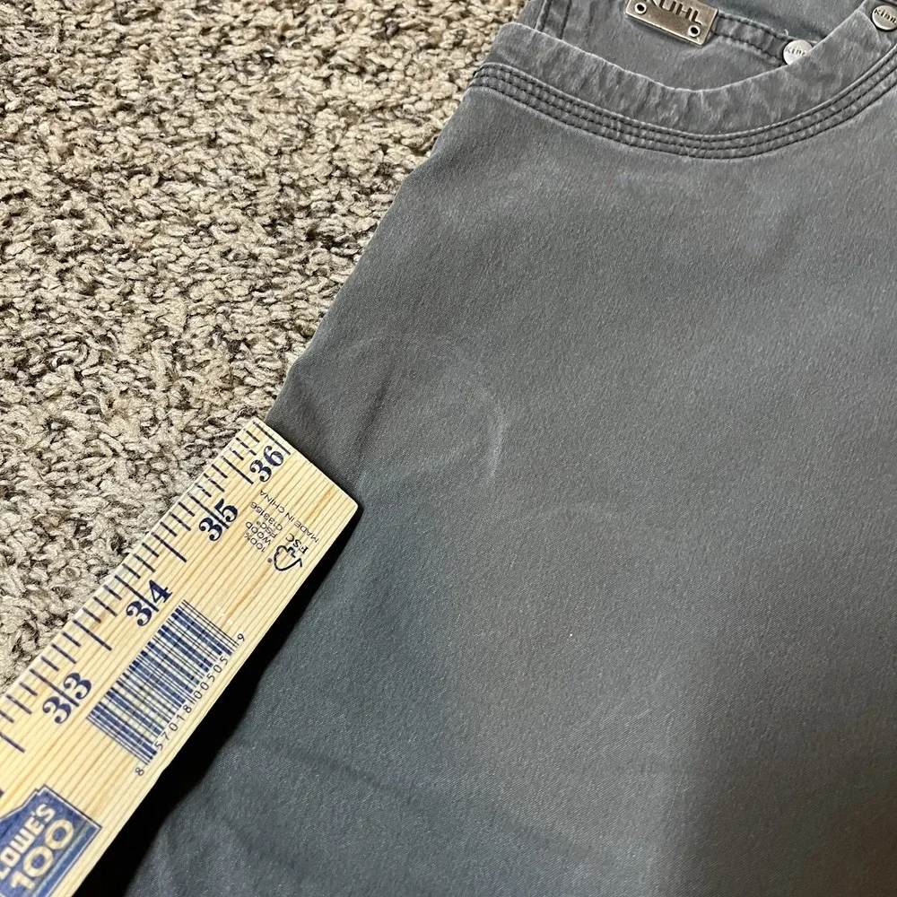 KUHL Revolvr Pants Mens 30x32 Gray Vintage Patina Dye Überkühl Stretch Hiking